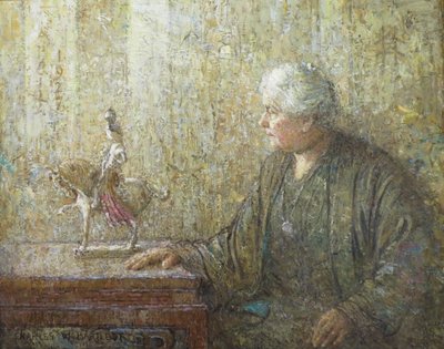 Portrait of Mrs. Charles Montague Cooke Anna Rice Cooke by Charles William Bartlett